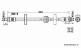 Bremžu šļauka aizmugurējā FORD; DELPHI LH3782, 1012023