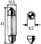 Autospuldze 12V 10W SV8.5 (Narva 17316)