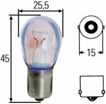 Autospuldze P21W 12V 21W BA15S Narva 17635