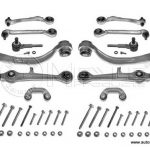 Sviru un šarnīru komplekts priekšējam tiltam Audi, VW; (DENCKERMANN R10-935707 DM) 8D0498998