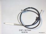 Trose rokas bremzei 2187 / 1617mm Volvo; Metzger 10.8171 (Ricambiflex 01620E54)