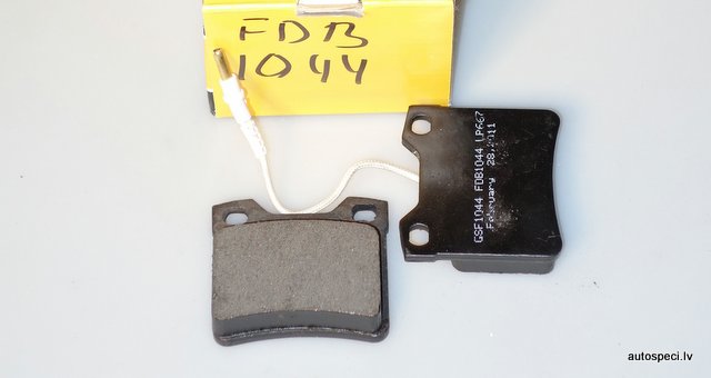 Bremzu kluci aizmugurejie BRP FDB1044