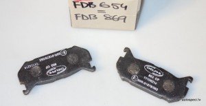 Bremzu kluci aizmugurejie DELPHI FDB654 = FDB869