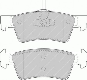 Bremzu kluci aizmugurejie FDB1460