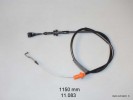 Trose akseleratora (gāzes) pedālim 1150 mm VW; Metzger 11.083 (Cofle)