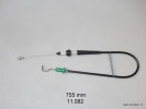 Trose akseleratora (gāzes) pedālim 755 mm VW; Metzger 11.082 (Ricambiflex 01022779)