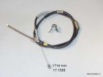 Trose rokas bremzei 1714 mm Toyota; Metzger 17.1505 (480-TV203)