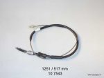 Trose rokas bremzei 1251 / 517 mm Audi; Metzger 10.7543 (Pimax)