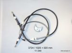 Trose rokas bremzei 3724 / 1020 + 920 mm Ford; Metzger 11.549 (Ricambiflex 01140511)