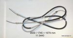 Trose rokas bremzei 3930 / 1745 + 1679 mm Ford; Metzger 11.5443 (Ricambiflex 01140C33)