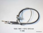 Trose rokas bremzei 1545 / 840 + 1515 / 816 mm Opel; Metzger 11.582 (Ricambiflex)