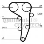 Motorsiksna (zobsiksna) 141x30mm Audi, Dodge, Mitsubishi, Seat, Skoda, VW. Contitech CT1051, QH QTB698