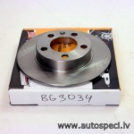 Bremžu disks Audi, Seat, Skoda, VW aizmugurējais BG3034 BRP BD-6053
