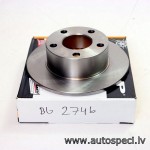 Bremžu disks aizmugurējais Audi, VW, Skoda BG2746