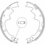 Bremžu loki aizmugurējie D 229mm, platums 66mm, bez ričāga ar puļķi. Chrysler; (Remsa 4188.01)