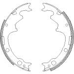 Bremžu loki aizmugurējie D 228mm, platums 64mm, bez ričāga. Chrysler; (Remsa 4511.00)