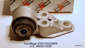 Sailentbloks aizmugureja tilta ar aluminija kronsteinu AutoMega_3050105224B0E_4B0501522E kreisais