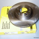 Bremžu disks Audi, VW, Porche priekšējais labais BG9950 TEXTAR 92121800