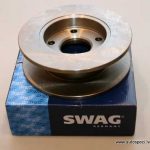 Bremžu disks AUDI aizmugurējais BG2753 SWAG 30923570