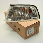 Pagrieziena lukturis kreisais balts Depo 214-1557L-AE