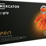 Nitrila cimdi XL, oranži