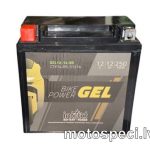 Akumulators moto 12AH 250A 12V GEL YTX14-BS (INTACT IG CTX14-BS)