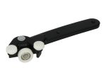 Virzošais rullītis, bīdāmās durvis, apakšējā daļa labā puse VW; TR1225, 6003-00-0168P