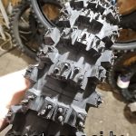 IZPĀRDOTS! Ziemas motokrosa riepa ar radzēm 100/90-19 Mitas Winter Friction C16. Cena 290.00 eur