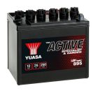 Zāles pļāvējiem traktoriem un robotiem akumulators 26Ah 250A 12V Yuasa Garden 895 ACTIVE