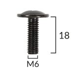 Skrūve M6 18mm ROMC60456