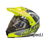 Moto ķivere WULFSPORT MOTO OPTIMA  dzeltena. Cena 120.00 eur