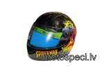 Moto ķivere bērnu Abiwa Helmets Spider Black. Cena 40.00 eur