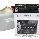 Akumulators moto 12AH 120A 12V YB12A-A (IC CB12A-A) MOTO A 135x81x161L